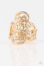 Paparazzi ♥ Regal Regalia - Gold ♥ Ring