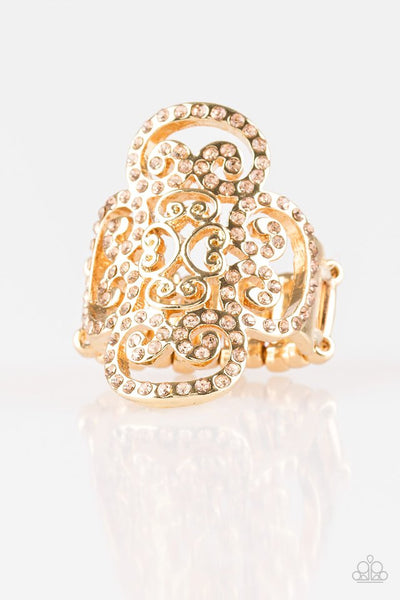 Paparazzi ♥ Regal Regalia - Gold ♥ Ring