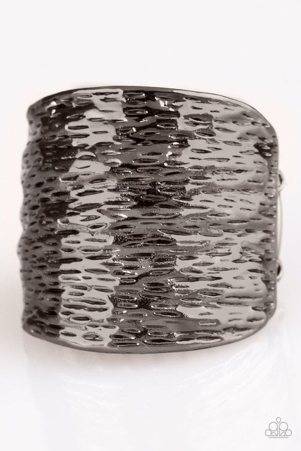 Paparazzi ♥ Paleo Patterns - Black ♥ Ring