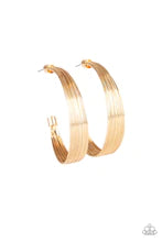 Paparazzi ♥ Live Wire - Gold ♥ Earrings