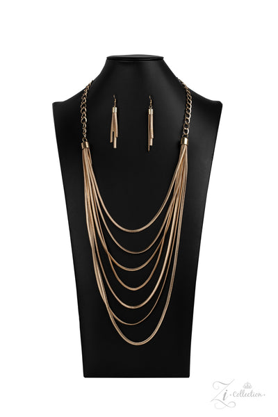 Paparazzi Commanding 2020 Zi Collection Gold Necklace