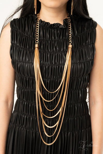 Paparazzi Commanding 2020 Zi Collection Gold Necklace