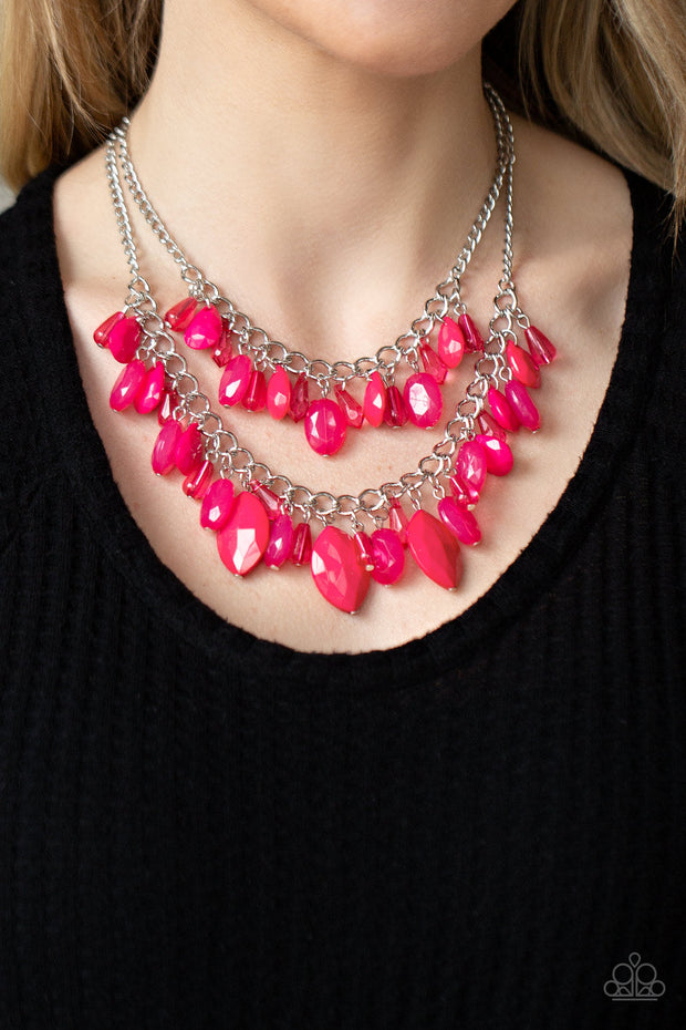 Paparazzi ♥ Midsummer Mixer - Pink ♥ Necklace