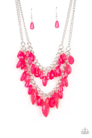 Paparazzi ♥ Midsummer Mixer - Pink ♥ Necklace
