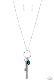 Paparazzi ♥ Unlock Your Sparkle - Blue ♥ Necklace