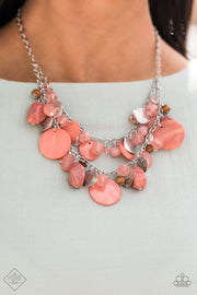 Paparazzi ♥ Spring Goddess - Orange ♥ Necklace
