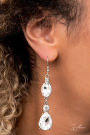 Paparazzi Majestic 2021 Zi Collection White Rhinestone Necklace