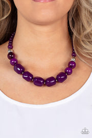 Paparazzi ♥ Ten Out of TENACIOUS - Purple ♥ Necklace