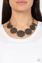 Paparazzi ♥ Basketful of Blossoms - Brass ♥ Necklace