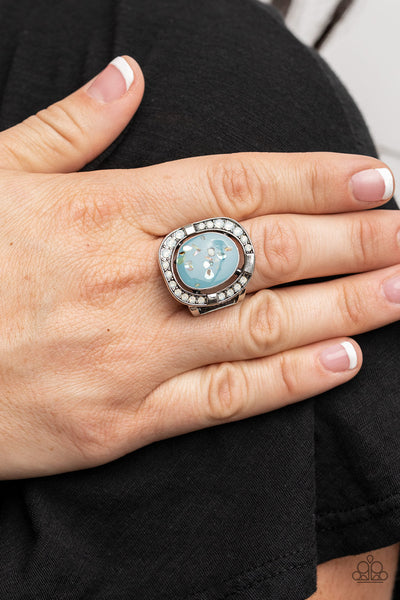 Paparazzi ♥ Beach Bijou - Blue ♥ Ring