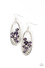 Paparazzi ♥ Prismatic Poker Face - Purple ♥ Earrings