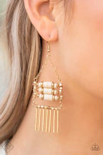 Paparazzi ♥ Tribal Tapestry - Gold ♥ Earrings