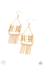Paparazzi ♥ Tribal Tapestry - Gold ♥ Earrings