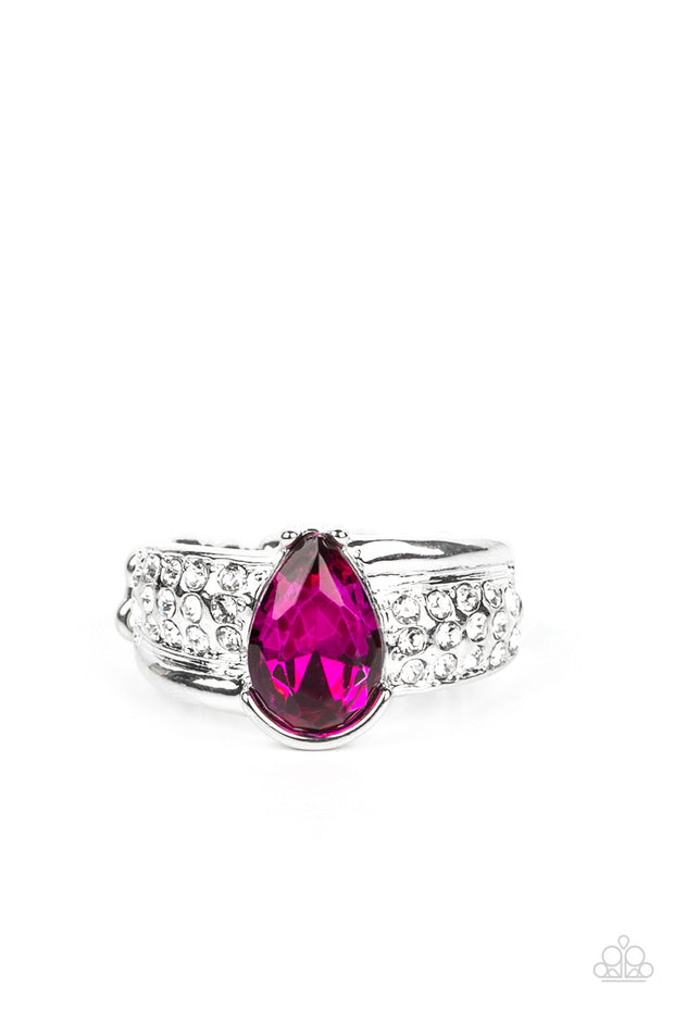 Paparazzi ♥ Dive into Oblivion - Pink ♥ Ring