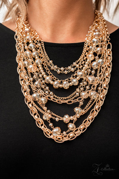 Paparazzi 2022 Zi Collection: Reminiscent - Gold Necklace